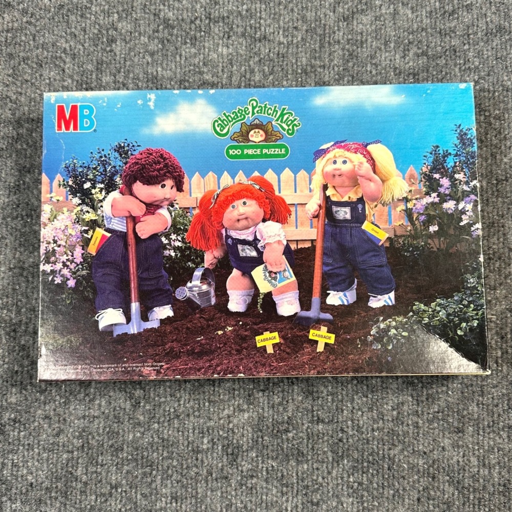 Sealed Vintage Milton Bradley Cabbage Patch Kids 100 Piece Jigsaw Puzzle